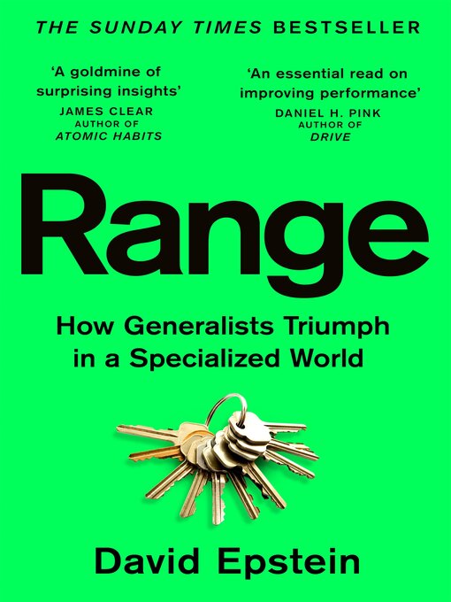 Title details for Range by David Epstein - Available